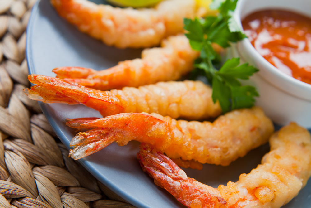 Tempura Battered King Prawns